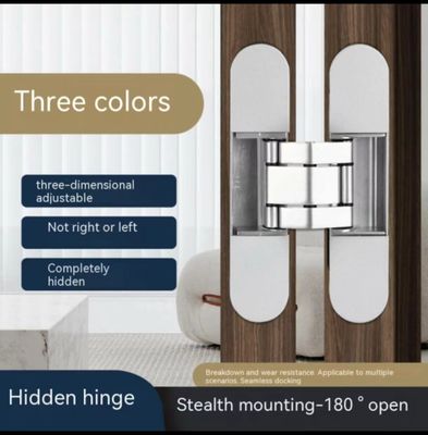 Hinge yên lặng 180 3D điều chỉnh HINGE ẩn mức độ Heavy-duty cửa gấp
