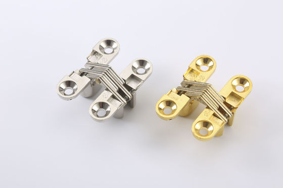 Bản lề vô hình 180 độ SOSS Bản lề bằng thép không gỉ Satin Niken được xử lý