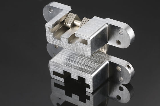 Hợp kim kẽm Folding Mortise Mount Bản lề vô hình Cửa xoay hạng nặng chống gỉ