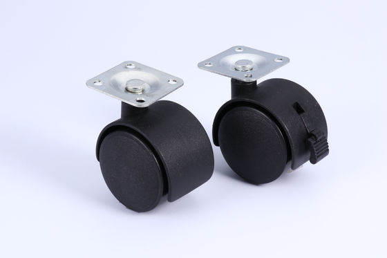 Bánh xe đồ nội thất nhỏ chắc chắn chống mài mòn, bánh xe lăn đa năng cho đồ nội thất