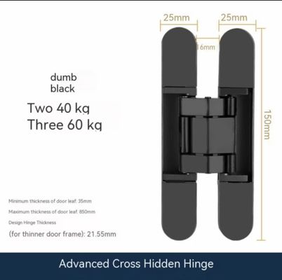 5mm khoan lỗ satin niken hạng nặng không thể nhìn thấy khung ghim với vít và phích